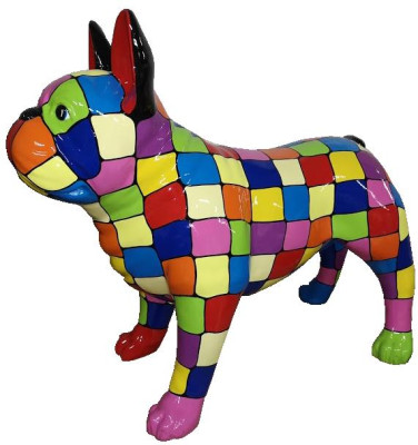 Skulpturen Figur Statue Moderne Figuren Dekoration Hund Garten Skulptur 80x100