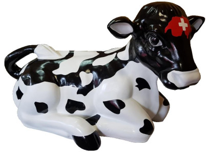 Moderne Dekoration Kalb Deko Statue Skulptur Abstrakt Figuren echte handarbeit