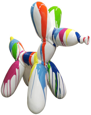Wohnzimmer Figur Statue Moderne Figuren Dekoration Hund Ballon Skulpturen Deko