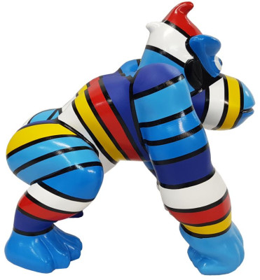 Designer Figur Statue Moderne Figuren Statuen Dekoration Deko Gorilla Garten Neu
