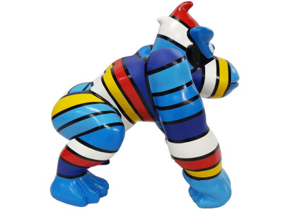 Designer Figur Statue Moderne Figuren Statuen Dekoration Deko Gorilla Garten Neu