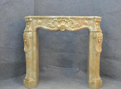 Kamin Verkleidung Umrandung Marmor Stil Dekoration Barock Klassische Kamine Ofen