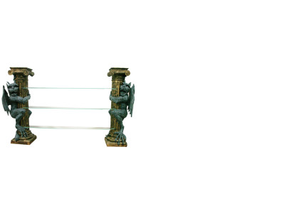 Design Vitrine Regal Glas Säule Vitrinen Regale Dekofiguren Schrank 1834 Neu