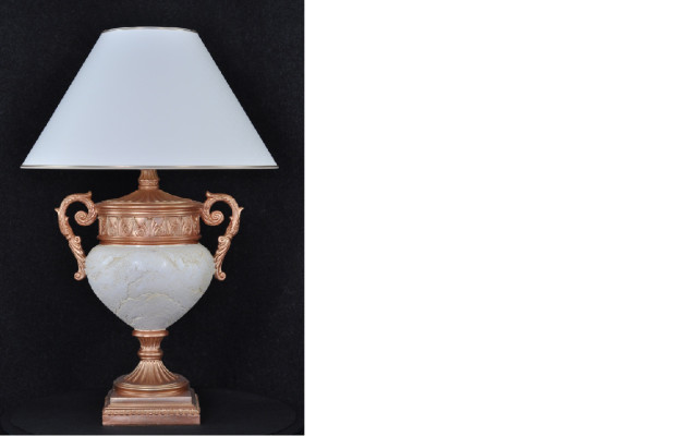 XXL Tisch Nacht Lampe Leuchte Vase Echte Handarbeit Standleuchte Lampen Leuchten