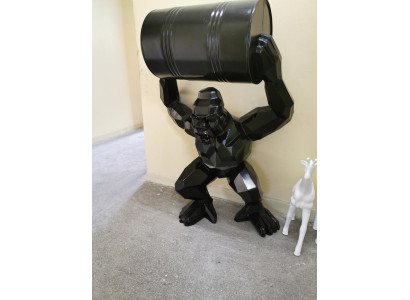 Designer Figur Statue Moderne Figuren Statuen Dekoration Deko Gorilla Garten Neu