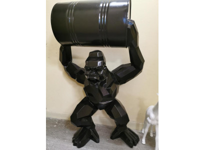 Designer Figur Statue Moderne Figuren Statuen Dekoration Deko Gorilla Garten Neu