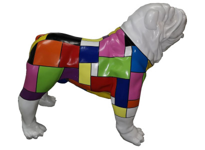 Abstrakter Hund Figur Statue Figuren Dekoration Garten Skulptur Skulpturen 75x90