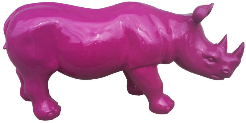 Design Figur Nashorn Deko Statue Statue Skulptur Figuren Skulpturen Dekoration