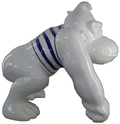 Designer Figur Statue Moderne Figuren Statuen Dekoration Deko Gorilla Garten Neu