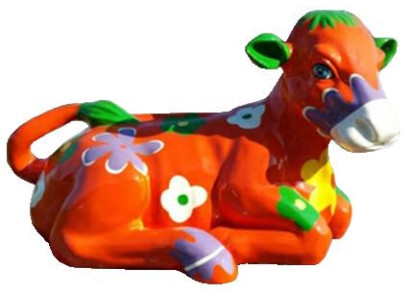 Moderne Dekoration Abstrakte Figur Kuh Skulpturen Dekoration Deko Neu Abstrakt