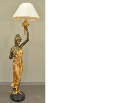 Design Leuchten Leuchte Mädchen Lampe Lampenschirm Dekolampe Beleuchtung 6900