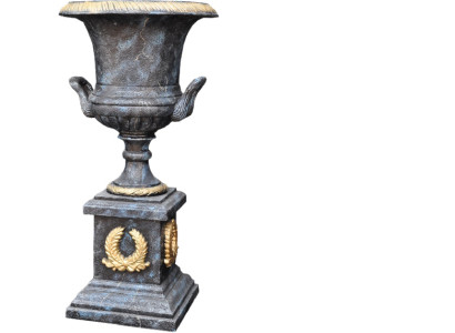 XXL Vase Tisch Dekoration Deko Vasen Antik Stil Skulptur Figur Kelch Rom 0877