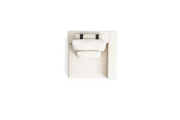 Weißer Luxus Dreisitzer Polstersofa Wohnzimmereinrichtung Textilsofas