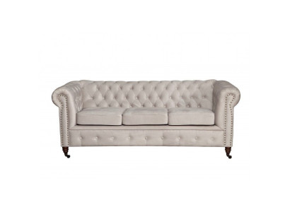 Chesterfield Sofagarnitur 3+2+1 Oxford Couch Polster Set Sofas Couchen Leder