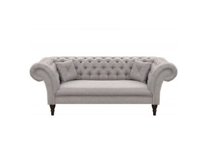 Chesterfield Sofagarnitur 3+2 Couch Sofa Polster Design Leder Stoff Garnituren