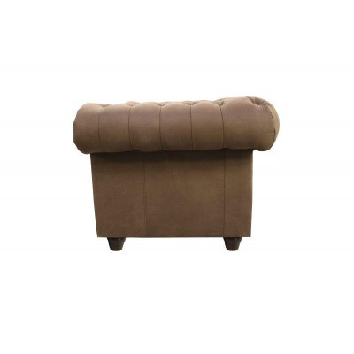 Chesterfield 3+1 Sitzer Polster Sofagarnitur Couch Leder Sofas Wohnzimmer Sofa