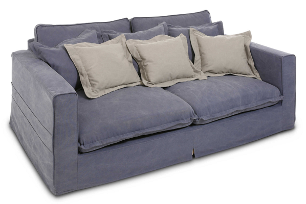 Sofa 3 Sitzer Stoffsofas Luxus Couch Couchen big Polster Lümmel 240cm
