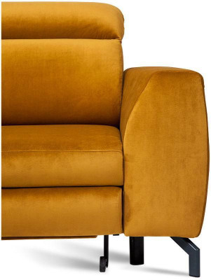 Design Ecksofa Schlafsofa Bettfunktion Couch Textil Polster Sofas Bettkasten