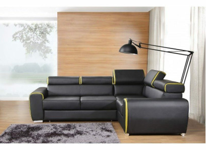 Design Ecksofa Sofa Bettfunktion Couch Polster Sitz Eck Sofas Couchen Neu dublin
