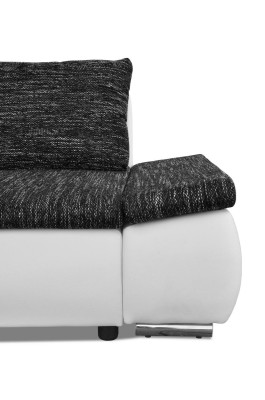 Design Modern Ecksofa L-form Bettfunktion Couch Leder Textil Sofas Neu