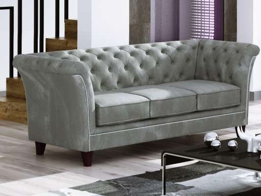 Sofa Couch Polster 3 Sitzer Textil Sofas Couchen Garnituren Sitz Design Club 3er