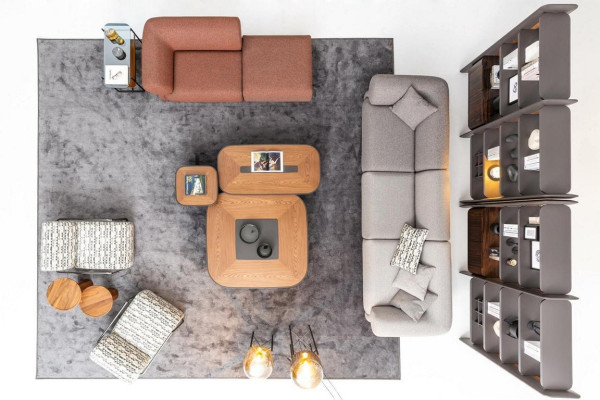 Große Sofagarnitur Wohnzimmer Couch Fünfsitzer Wohnlandschaft Sessel 5tlg