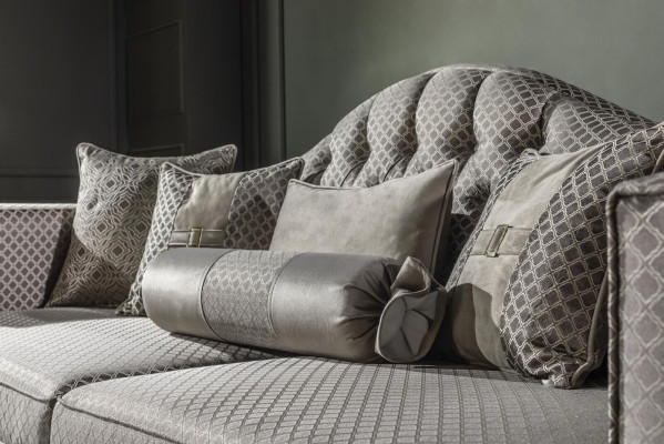 Silber Grau Sofa Couch Dreisitzer Luxus Möbel xxl couchen big sofas 235cm