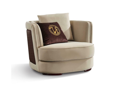 Sessel Fernseh Couch 1 Sitzer Sofa Textil Stoff Couchen Polster Design