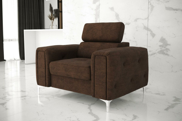 Sofa Stoff Couchen Polster Textil Neu Chesterfield Sessel Fernseh Couch 1 Sitzer