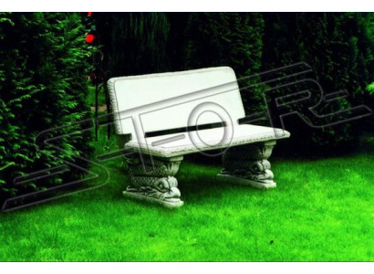 Bank Garten Design Antik Stil Stein Terrasen Möbel Bänke Außen