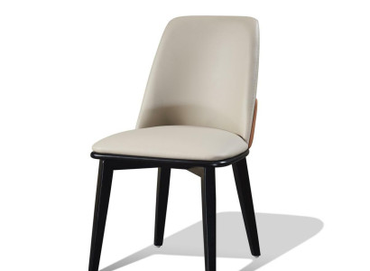 Stuhl Set Sitz Polster Garnitur Esszimmer Modern Stühle Lehn Leder Holz