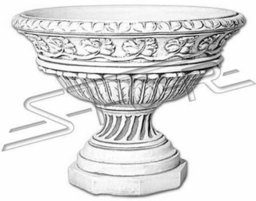 Blumenkübel Pflanz Kübel Dekoration Figur Natur Vasen Blumentöpfe Garten