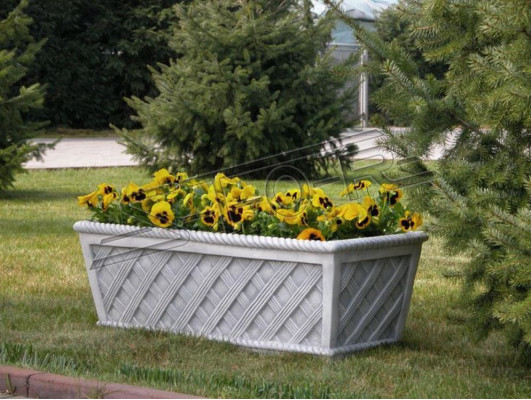 Blumentöpfe Kasten Topf Blumen Töpfe Dekorative XXL Beton Garten Terrasse