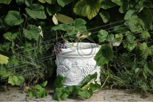 Blumenvase Blumen Kasten Garten Stein Deko Dekoration Antik Stil Blumen