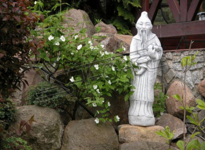 Chinesischer Konfuzius Figur Statue Figuren Skulptur Garten