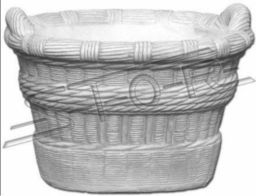 Design Blumentopf Top Dekorative Planz Kübel Gefäß Töpfe Figur Gesicht