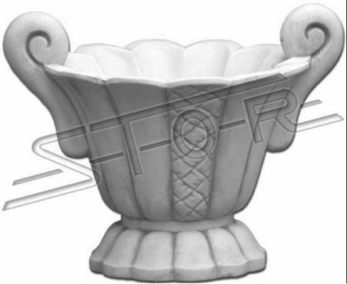 Design Blumentopf Top Planz Deko Kübel Gefäß Figur Töpfe Gesicht Skulptur