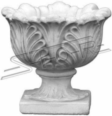 Design Blumentopf Top Planz Kübel Gefäß Deko Töpfe Figur Gesicht Skulptur