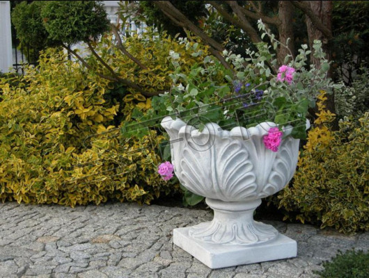 Design Blumentopf Top Planz Kübel Gefäß Deko Töpfe Figur Gesicht Skulptur