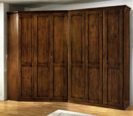 Eckschrank Eiche Schrank Eckschrank Kleiderschrank Schränke Schlafzimmer Möbel