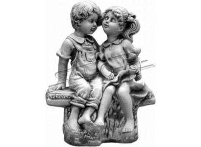 40cm Deko Skulptur Design Figur Statue Grau Garten Figuren Natur Statuen