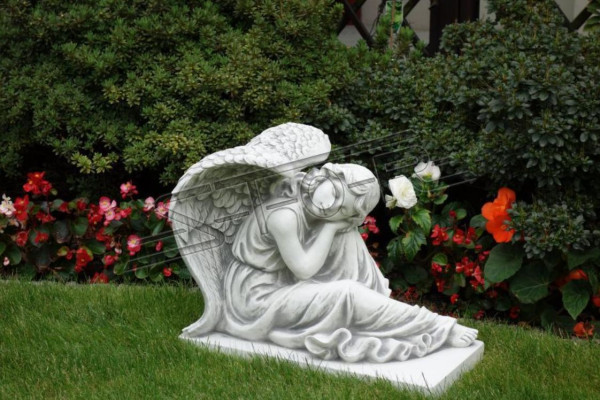 42cm Deko Skulptur Design Figur Statue Garten Figuren Antik Stil Statuen xx