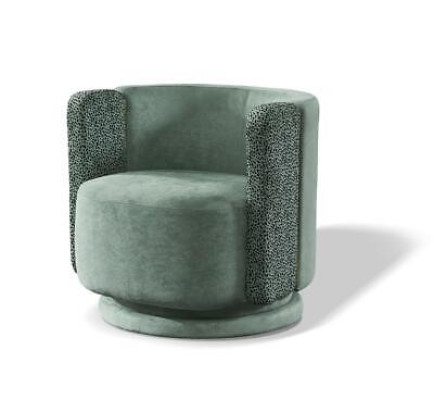 Lehnstuhl Design Sessel Textil Polster Wohnzimmer Samt Gastro Stuhl Stühle