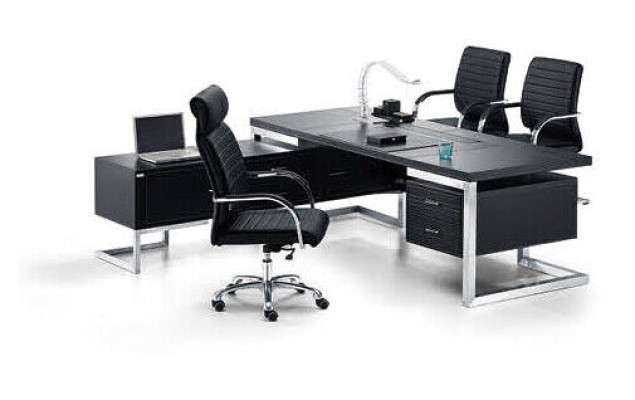 Luxus Möbel 2tlg Büro Set Eckschreibtisch Aktenschrank Schränke Einrichtung Neu