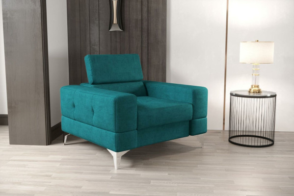 Modern Design Sessel Stoff Couch Sofa Polster Sofas Sessel Fernseh 1Sitzer Neu