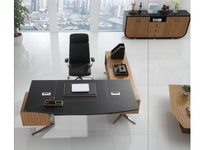 Moderne Büro Zimmer Set Office Deko Einrichtung Komplett Set Möbel Tisch