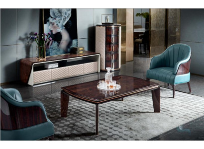 Sessel Turkis Leder Luxus Sofa Wohnzimmer Modern Design Möbel Lounge Club Neu