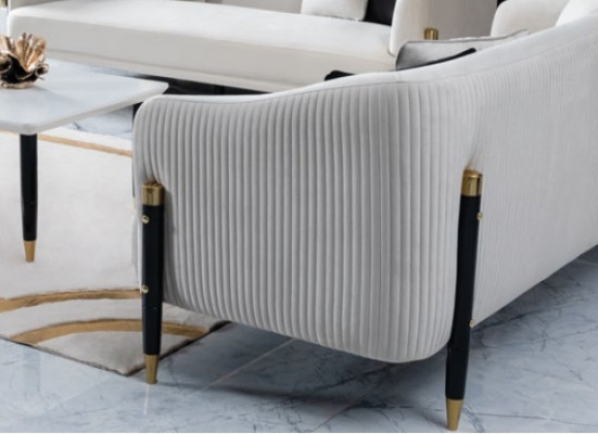 Design Sofa 3 Sitzer Design 210cm Luxus Sofas Couch 3er Neu Textilsofa Möbel