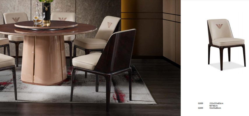 Gruppe Luxus Stuhl Garnitur Lehn Design Möbel Luxus Esszimmer Holz 4x Stühle