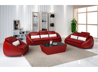 Luxus Sofagarnitur 3+1+1 Sitzer Wohnzimmer Designer Möbel Sofa Couch